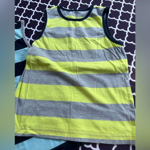 Gymboree stripe boys cotton tank tops - Picture 3 of 7